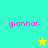 Pixelated icon with cyan and yellow background sections, pink text 'gianna:', and a star that changes color between frames.