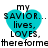 A static image with four identical cyan heart shapes containing text, each paired with a black pixelated word below.