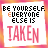 A 3x3 contact sheet of animated frames showing a pixelated text-based icon with the phrase "BE YOURSELF EVERYONE ELSE IS TAKEN" on a gradient background.