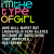A static digital image displays colorful text and pixelated graphics on a black background with a gray rectangle in the bottom right.