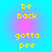 Pixelated yellow text on a blue-to-pink gradient background, repeating 'be back gotta pee' in two vertical with no visible animation changes