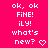 A bright pink background displays repeated text and symbols in white pixelated font, with a gray rectangular area at the bottom right.