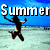 Animated icon shows a person jumping on a beach with text 'Summer' and '09' visible across frames.