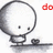A cartoon lightbulb character with a small base and two dots for eyes stands on a flat surface, holding a tiny object while text changes above it.
