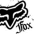 Black and white pixelated icon featuring a stylized fox head silhouette with flowing lines, accompanied by the text "Fox" in lowercase letters.