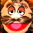 Animated buddy icon featuring a cartoon character's face on the left and text 'yes yes?' on the right, displayed as two frames in a contact sheet layout.