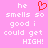 Pixelated text on pink background with red heart symbol above 'he' in left , repeated across two identical