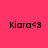 A static image with a bright pink background featuring six identical text-based icons arranged in two , each displaying "Kiara<3" in black pixelated font
