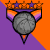 A pixelated icon shows a gray spherical object with a crown above it, transitioning to a creature with brown fur and a white chest.