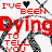 Animated contact sheet of a repeating pattern featuring red text and black heart symbols on a white background with gray transparency areas.