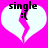 Two identical white heart shapes on a bright pink background, each containing black text and symbols.