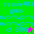 Animated buddy icon with four color-blocked sections showing text and symbols changing between frames.