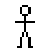 Pixelated stick figure animation showing sequential poses of a character dancing with text overlays "Oh, yeah!" and "Shake that thang..." on white background.