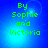 Four identical blue gradient display green pixelated text reading 'By Sophie and Victoria' with subtle light effects