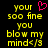 Yellow pixelated text on black background with pink heart symbol above 'your' in left ; identical right lacks the heart