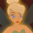 Animated pixel art of a blonde character with blue eyes and red lips in a green dress, showing three distinct facial expressions