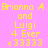 Yellow text on pink background repeats 'Brianna A. and Luigi 4 Ever' with arrow symbols, arranged in a pattern