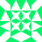Green and white pixelated geometric pattern with repeating star-like shapes arranged in a symmetrical grid.