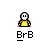 Animated contact sheet of a pixel art character with yellow body and white head performing sequential actions including holding objects, moving, and disappearing against gray background.