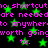 Pixelated text and green stars on black background, with repeated phrases in pink. Animated star shapes shift slightly across frames.