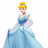 Pixelated image of a woman in blue gown with yellow hair, next to pink pixel text on white background.