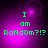 Green pixelated text 'I am Random?!?' on a purple gradient background with subtle circular light effects.