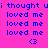 Pixelated text and symbols on a bright pink background with blue and purple elements, showing animation changes in highlighted