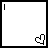 25 white square with black borders, each containing a small heart icon in the bottom-right corner and evolving text that reads "Look we really need to talk..."
