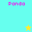 Four quadrant with cyan, green, yellow, and light green backgrounds, each displaying 'Panda' text and a star icon in different colors