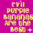 Yellow pixelated text on magenta background with animated white symbols changing across frames.
