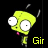 Animated contact sheet showing four distinct sections: a black background with a green cartoon character, red text on white background, brown text logo on peach background, and gray transparency placeholder.