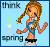 Pixel art animation of a cartoon girl with braided hair in blue crop top and gray shorts, cycling through star patterns on light blue background.