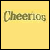 Animated contact sheet showing sequential frames of a yellow background with "Cheerios" text and evolving pixelated "ROCK" lettering.