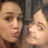 Two side-by-side pixelated faces with light skin tones, brown hair, and neutral expressions against a dark background.