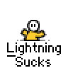 Animated contact sheet of a yellow stick figure icon with