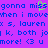 Purple background with blue pixelated text and a green animated heart symbol replacing the 's' in 'miss'.