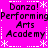 Pixelated text and symbols on a bright pink background with white decorative elements.