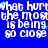 Blue background with repeated white text 'what hurt the most is being so close' and small cyan stars, no visible animation changes.