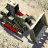 Static 48x48 pixel icon depicting a stylized military vehicle with red accents on a light background.