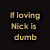 A static image with text above a person's head, featuring pixelated text on a black background and a low-resolution photo of a person with curly hair.