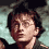 Pixelated image of two figures in a hug, with text overlay reading 'HARRY AND HERMIONE' on dark background.