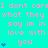 Cyan background with repeated pink text and blue heart symbols