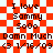 Red and white checkered background with repeated text "I love Sammy Sooo Damn Much" and date "1/16/09" in pixelated font, two identical copies side-by-side.
