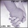 Static grayscale buddy icon showing two hands clasped in a handshake with pixelated text above and below the image.