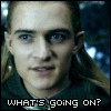 A four- shows a person with long light brown hair in two expressions: neutral and speaking, with text overlays reading "WHAT'S GOING ON?" and "I'M SENSING SOMETHING."