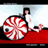 A 48x48 pixel animated buddy icon featuring a person in white clothing lying on a red surface next to a large peppermint candy, with green text reading "Original Icons .com" on the right side of the contact sheet.