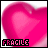 Animated contact sheet of 8 pink heart frames with