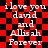Red and black checkered background with white text reading "i love you david and Alliah Forever" repeated in two vertical