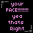 Pixelated text and star decorations on a black background with pink and white elements.
