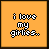 Four orange with black borders display pixelated text: 'i love my girls.', '..and i love my guys', 'how do i survive without them?', and 'BFFL'